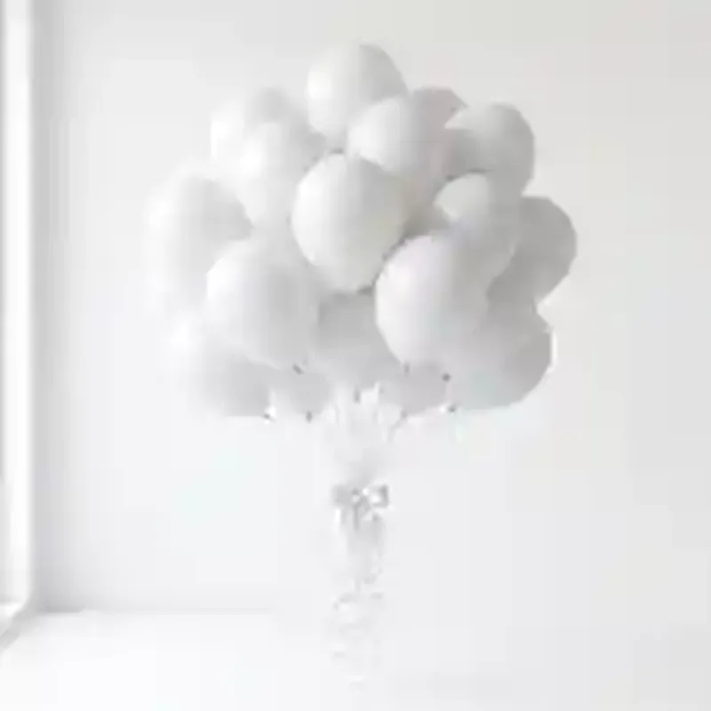 Metalik Gold Uçan Balon (10 Adet Paket) Model 2